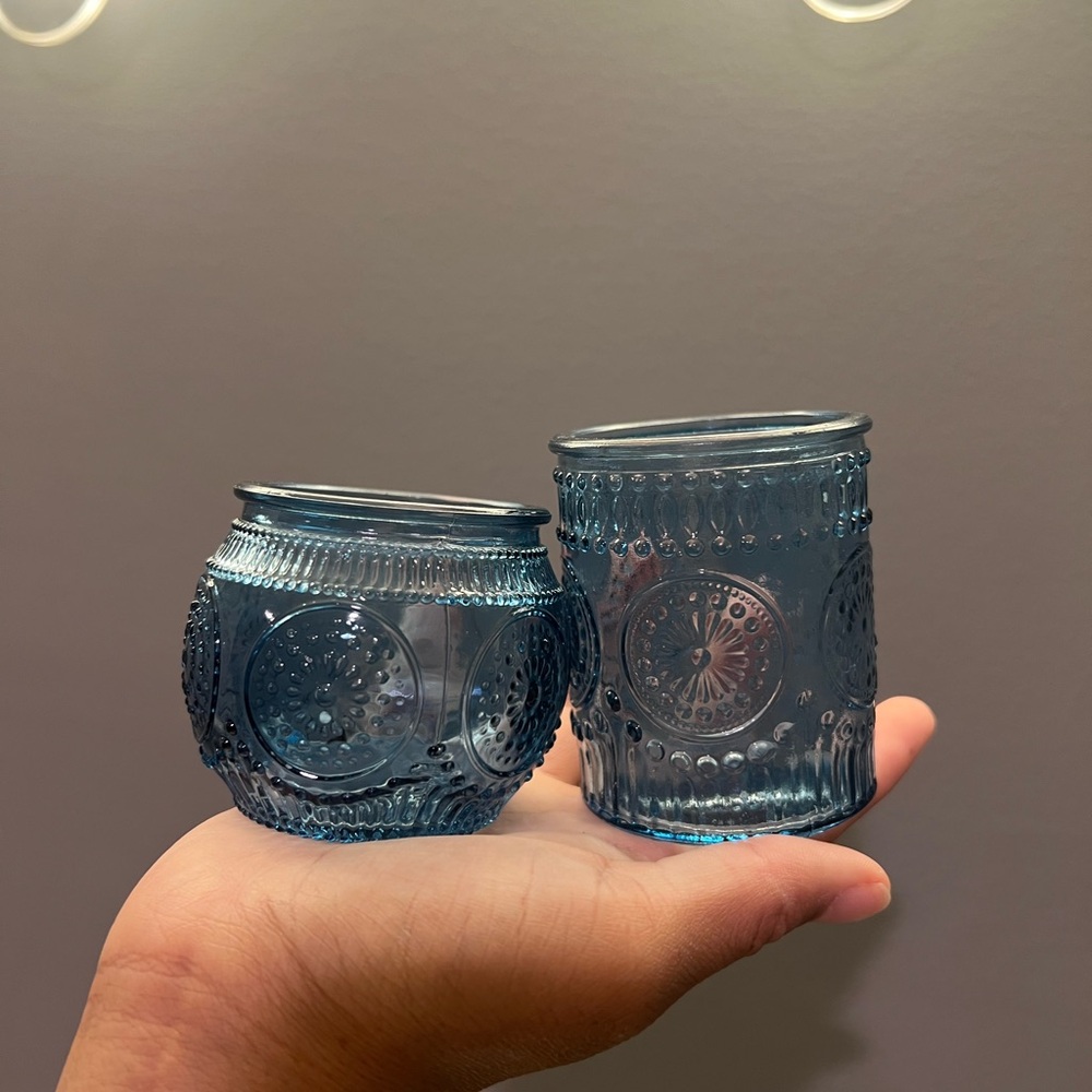 Elegant Glass Votive Candle Holders
